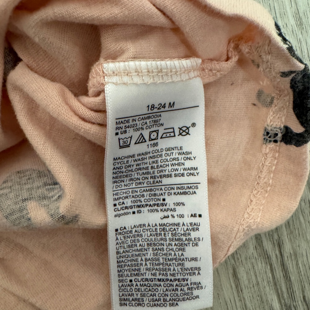 Old Navy Pink Dress with Black Cat Print - Picture 6 of 8